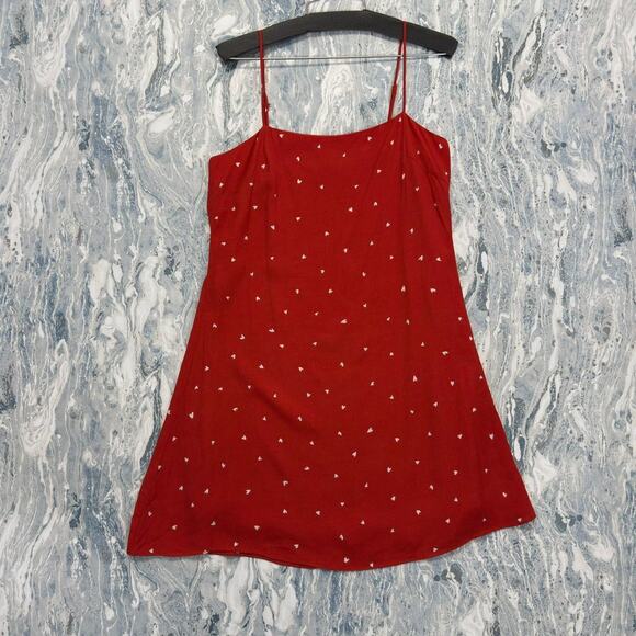 Dress Forum Preppy red heart polkadot minidress (M) - Picture 4 of 6